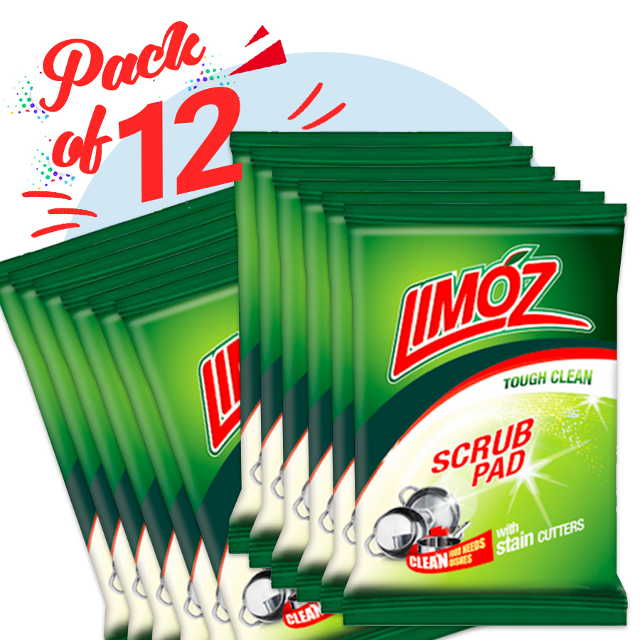 LIMOZ | Nylon Scrub Pad 75mm x 75mm (Pack of 12)